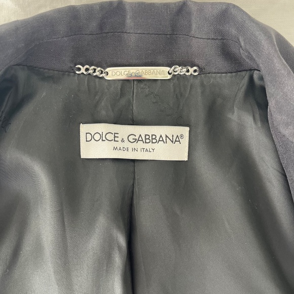 Dolce & Gabbana tailored satin black jacket - Picture 4 of 4